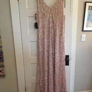 Sparkly blush gown